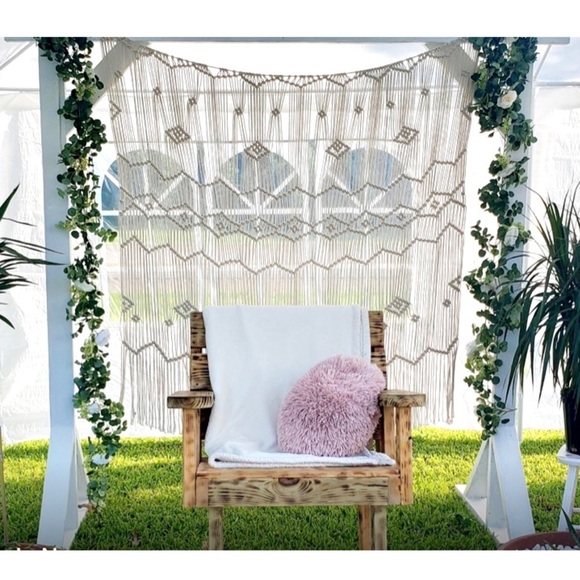 Bohemian Macrame Door/Window Curtain & Wall Decor - Picture 7 of 8